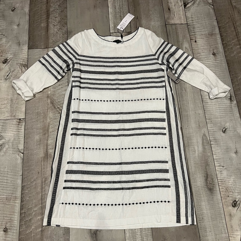 Linen blend forcynthia dress bin m